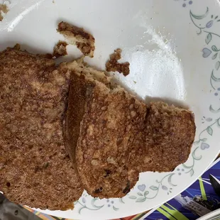 French toast. Flaky and full of cinnamon