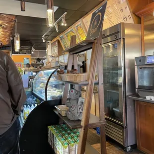 a man standing in front of the counter