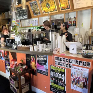 two women at the counter