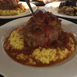 Osobucco on bed of Risotto