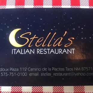 Greatest Italian Restaurant in the territory!