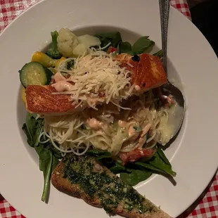 Grilled Salmon Pasta