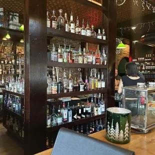 The bar.