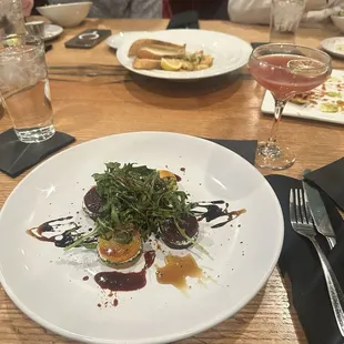 Salad with goat cheese