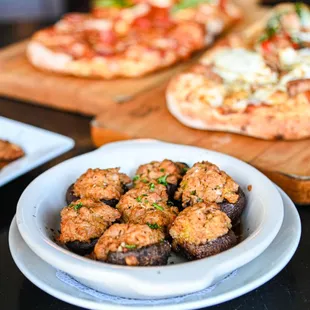 Happy Hour: Italian Sausage Stuffed Mushrooms