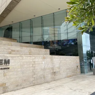 entrance to stem kitchen and garden