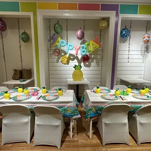 Amazing room to have a birthday celebration after the escape room!