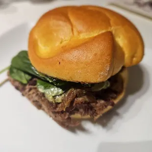 Brisket sandwich