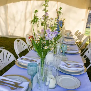 Bud vases for our table