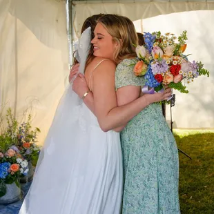 My bouquet. Just wow. Perfect colors.