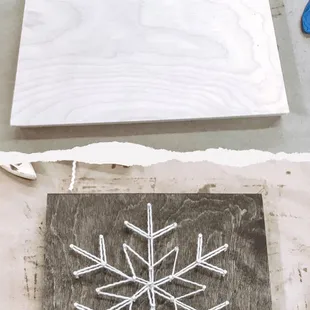 Snowflake diy - before &amp; after