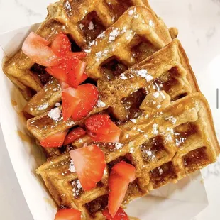 Our protein waffles