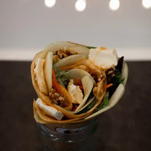 Brie Apple Walnut Crepe