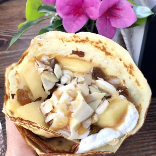 Caramel Apple Crepe