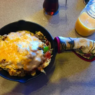 This puppy had the kitchen sink