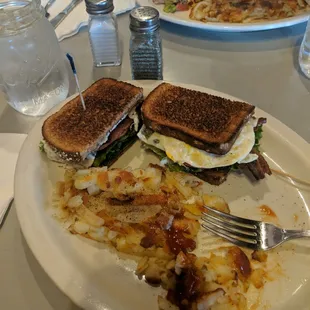 Fried egg sandwich looks amazing!