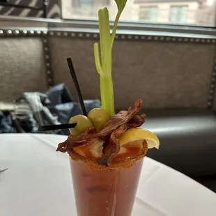 Build your own bloody mary. Nice enough, but nothing special