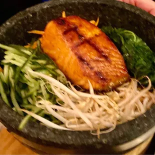 Back Bay Rice Bowl with salmon