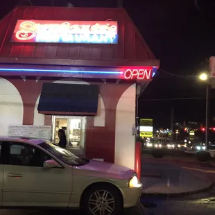 outside, sushi and sashimi