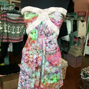 Looking pretty in this floral pink SKY tunic.. Looks great on everyone!!