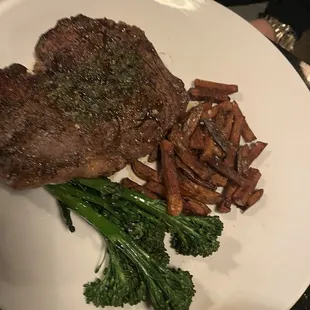 Med Rare ribeye cooked perfectly