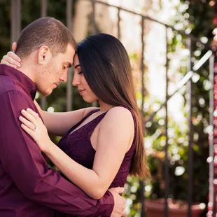 Intimate engagement session in ABQ