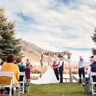 Wedding at River Bend Ranch Durango, Colorado