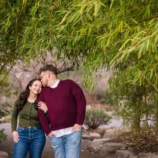 Engagement session at Botanic gardens