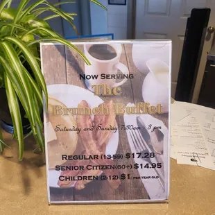 Sunday Brunch prices