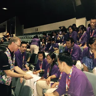 Team Thailand captivated at the Special Olympics.