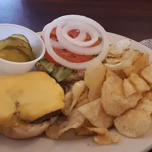 1/4 lb. Cheeseburger Deluxe