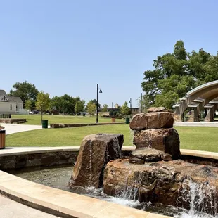 Fountain and great lawn