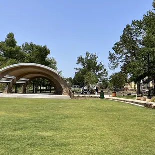 Lawn and outdoor performance area