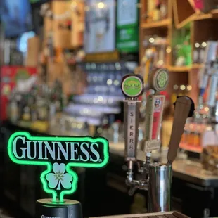 Full liquor bar. Great beer selection.