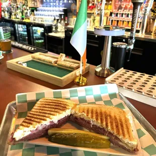 The reuben was really good.