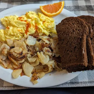 The two egg breakfast.