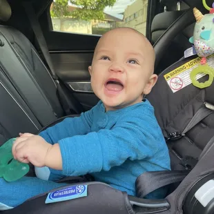 Getting ready to head in to daycare