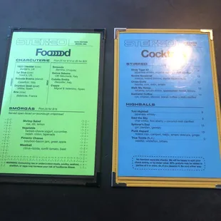 Menus