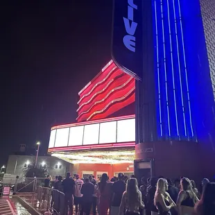outside