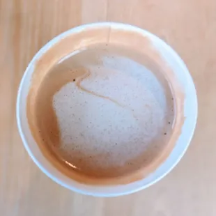 Ganache mocha latte. Very chocolaty. Serve hot or iced. Pretty good drink and even better and friendly your service!