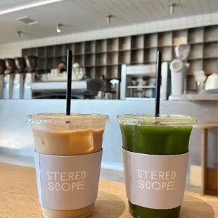 Spanish Latte, Ceremonial Matcha Tea