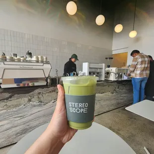 Medium Matcha Milk (Iced)