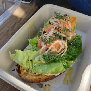 Tuna Salad Open Toast