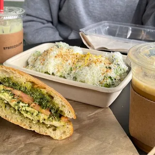 Grilled Chicken Pesto Sandwich