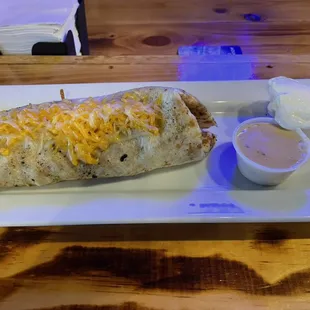 Steak burrito