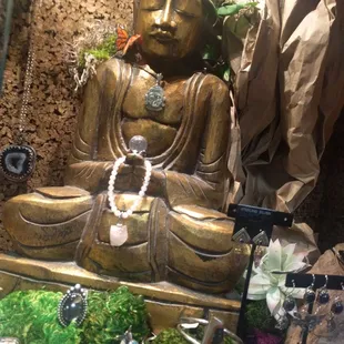 Lots of custom sterling silver jewelry and crystals