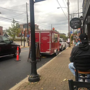 a man sitting on a bench