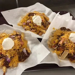 Loaded fries and nachos supreme