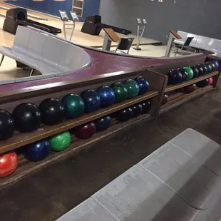 Most of the house balls look like balls bowlers have left behind.