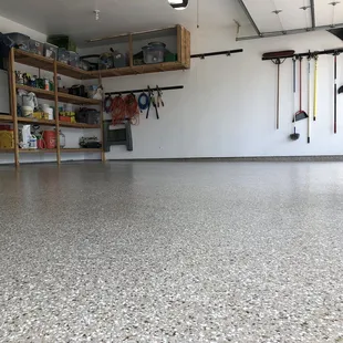 a garage floor